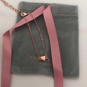 NWT rose gold ted baker heart bracelet